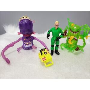 LOT Vintage 1997 Extreme Ghostbusters House Ghost Egon Trendmaster Action Figure